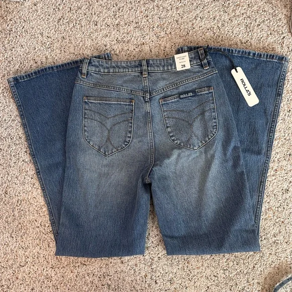 NWT EASTCOAST Flare Medium Wash Jeans size 28 - Picture 2 of 8